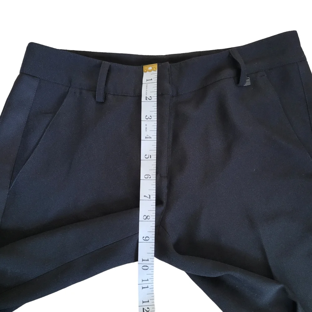 Rudsak Tuxedo Dress Pants Satin Side Stripes Slim Fit Cropped - Picture 11 of 11